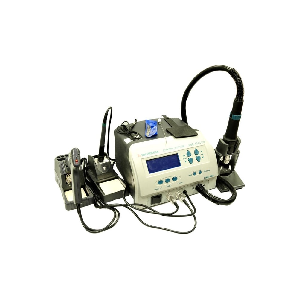 Изображение товара Многофункциональная ремонтная паяльная станция Актаком ASE-4313 цифровая профи