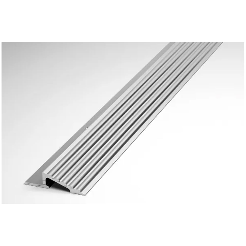 Изображение товара Профили для грязезащиты алюминиевые 15х33х43 мм, длина 2,5 м, серебристые АПГ-15/43 СР 250