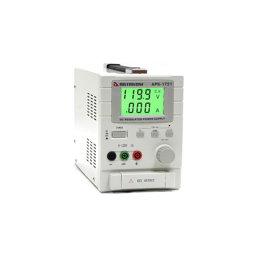 Изображение товара Лабораторный источник питания Актаком APS-1721 0-120 В 1 А настольный напольный