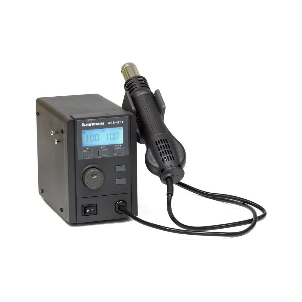 Изображение товара Профессиональная термовоздушная паяльная станция Актаком ASE-4201 цифровое управление