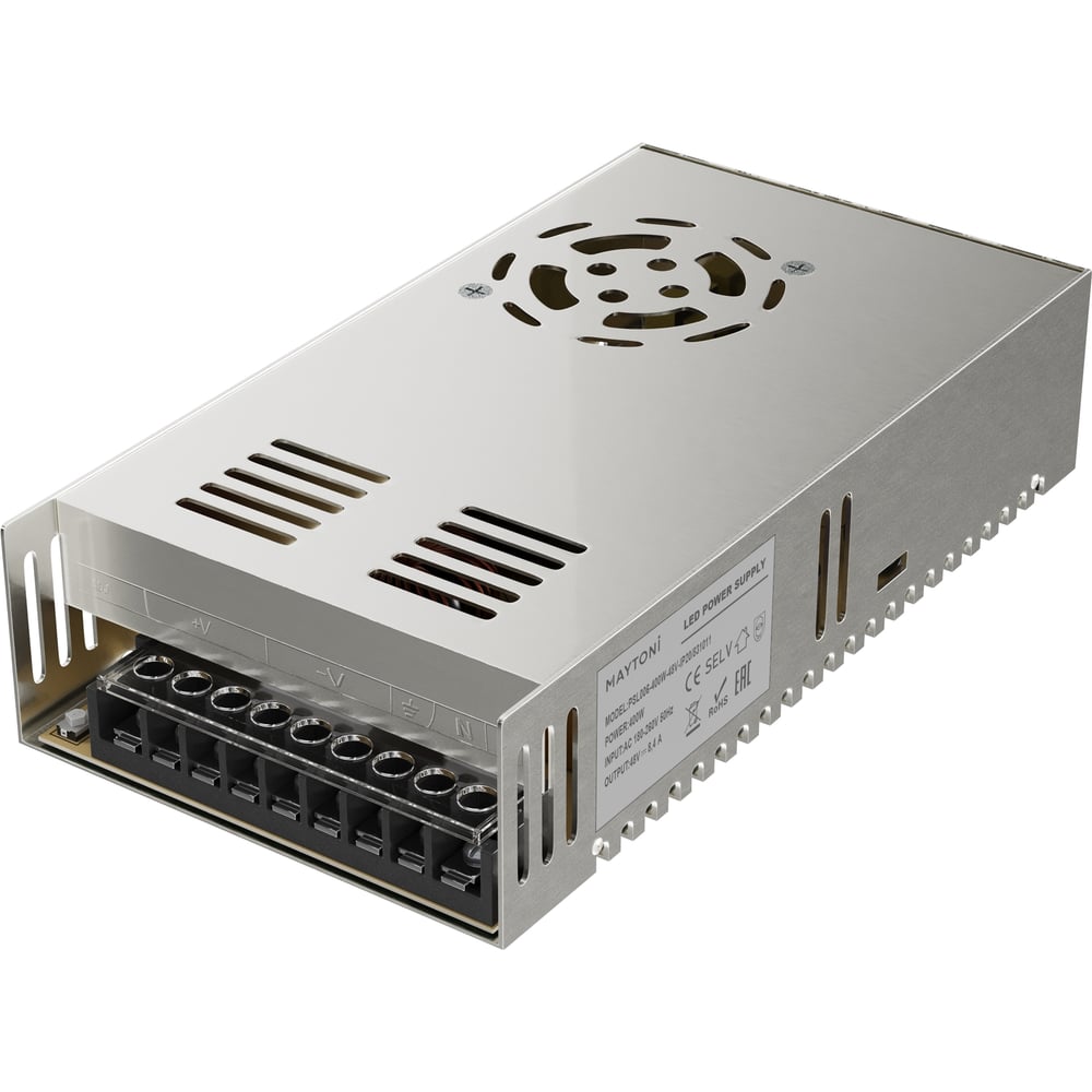 Изображение товара Источник напряжения MAYTONI PSL006 48В 400Вт IP20 для светодиодных лент и освещения
