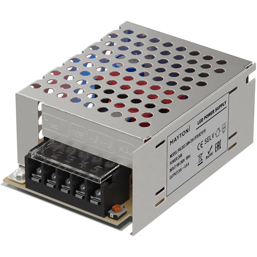 Изображение товара Источник напряжения MAYTONI PSL002 24В 24Вт IP 20 трансформатор для светодиодных лент
