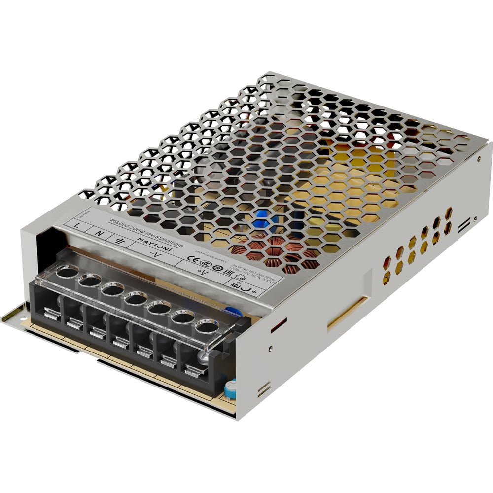 Изображение товара Источник напряжения MAYTONI PSL002 12В 200Вт IP 20 трансформатор для светодиодных лент