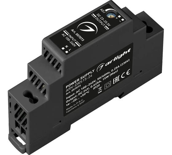 Изображение товара Блок питания Arlight ARV-DRS-15-24 1шт 057073