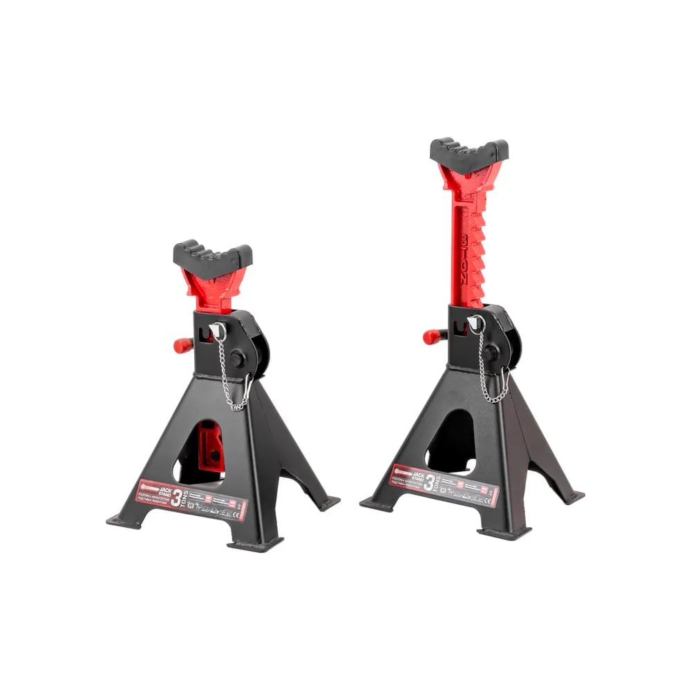 Изображение товара Подставка ремонтная Forcekraft 3т FK-T43002C комплект 2 шт полупрофессиональные