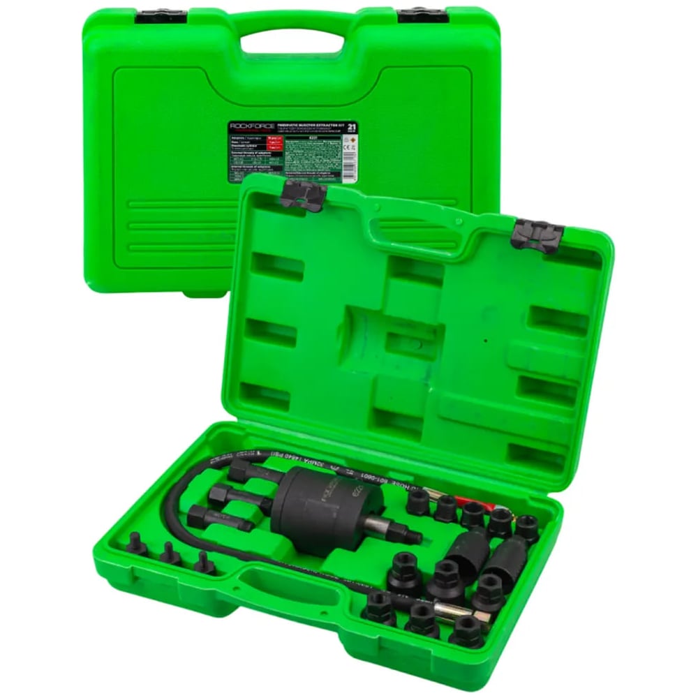Изображение товара Набор съемников дизельных форсунок Rockforce RF-6221 21 предмет пневматический