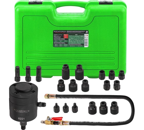 Изображение товара Съемник дизельных форсунок Rockforce набор 21 предмет RF-6221(63319)