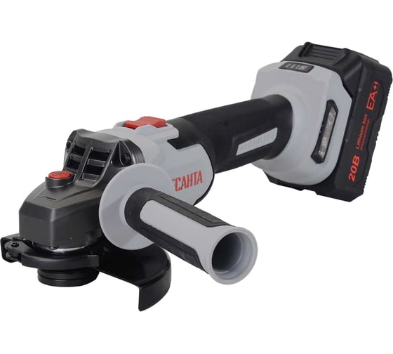 Изображение товара Углошлифовальная машина аккумуляторная Ресанта АУШМ-125/20Li-R (в комплекте 1 АКБ и ЗУ) ЕА+ в кейсе 75/12/26