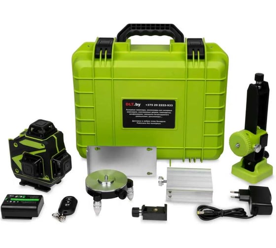 Изображение товара Нивелир лазерный DLT MW-94D PRO, 4 замкнутые плоскости (16 линий), дальность 40м, арт. 0184