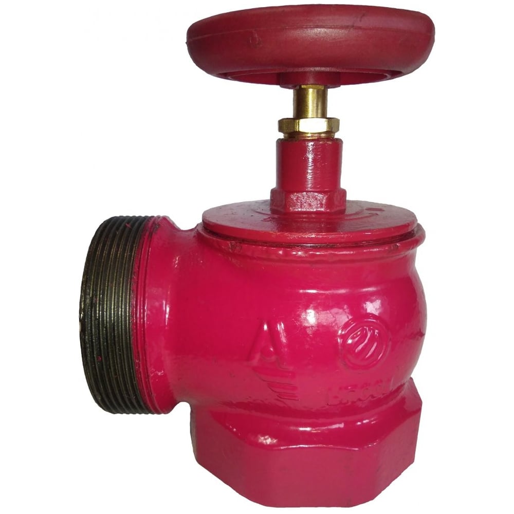 Изображение товара Клапан пожарный чугунный АПОГЕЙ КПЧМ 50-1 90 муфта-цапка для систем пожаротушения