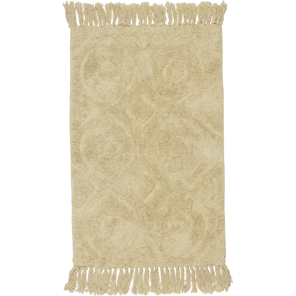 Изображение товара Ковер Zenfort Прованс Орнамент с кистями, хлопок, 50х80см, кремовый 106731