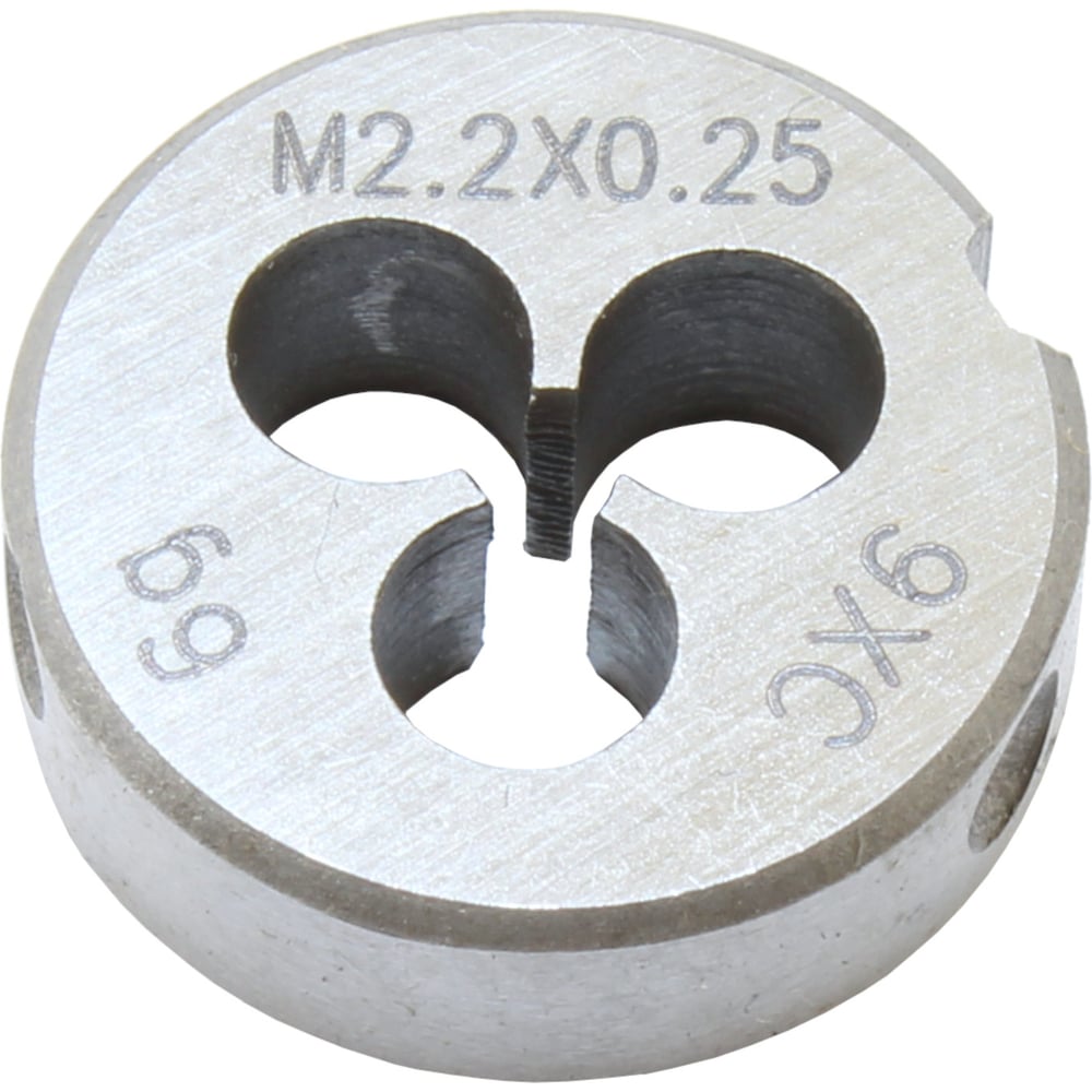 Изображение товара Плашка CNIC М 2,2x0,25 dнар.16мм 9ХС 6g 64537