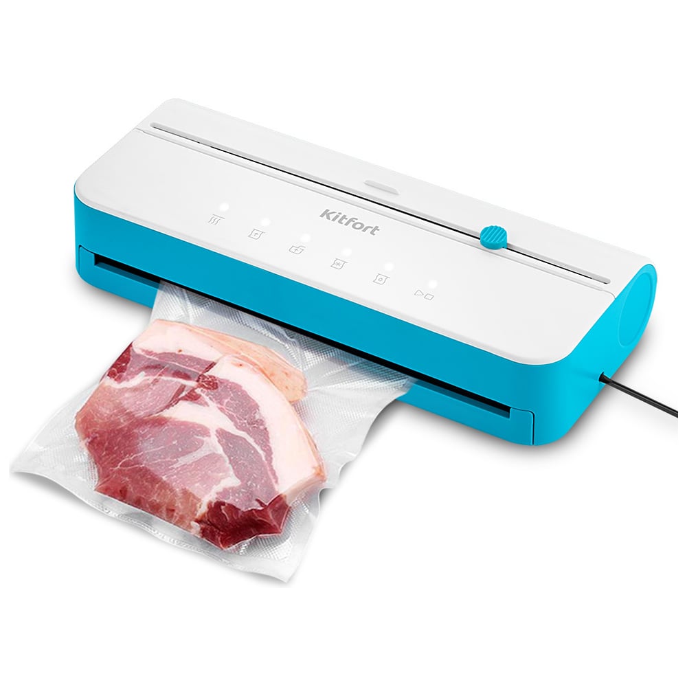 Изображение товара Вакууматор KITFORT КТ-1563 для вакуумной упаковки продуктов надежный бытовой прибор