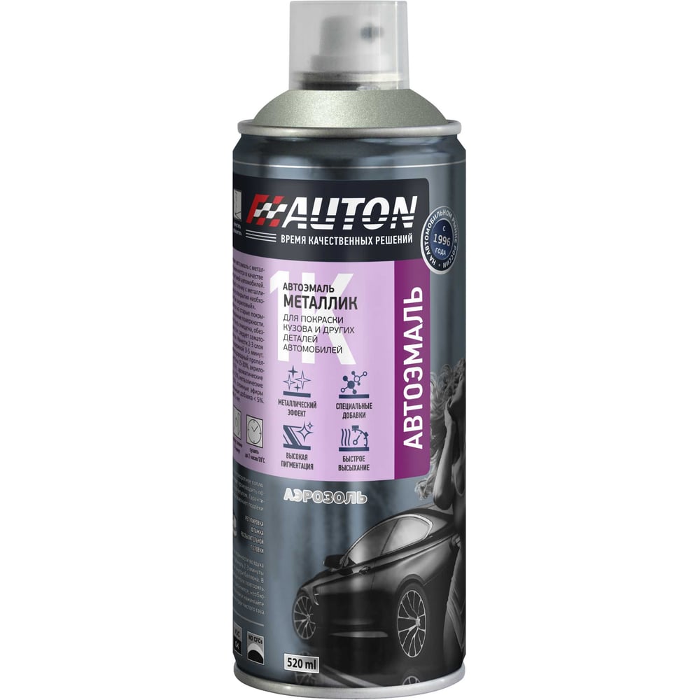 Изображение товара Автоэмаль металлик AUTON 206 Талая аэрозоль 520 мл