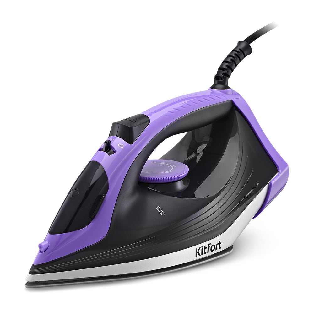 Изображение товара Электрический утюг KITFORT КТ-2627 с паровым ударом и вертикальным отпариванием