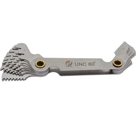 Изображение товара Набор резьбовых шаблонов CNIC для дюймовой резьбы UNC 60гр из 21шт. 4-64 38499