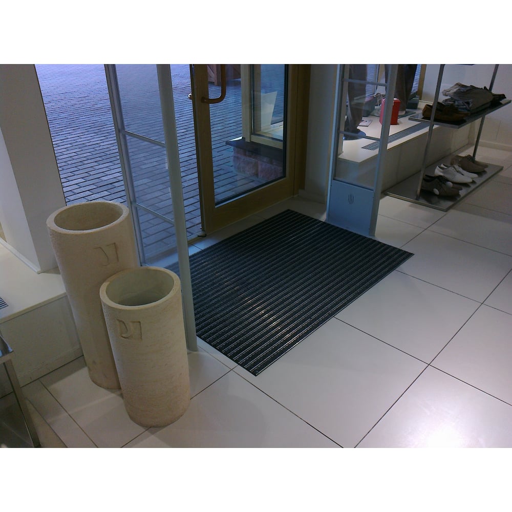 Изображение товара Грязезащитная придверная решетка Алсагор АЛСА 1200х800 мм из нержавеющей стали и резины Изображение товара Грязезащитная придверная решетка Алсагор АЛСА 1200х800 мм из нержавеющей стали и резины