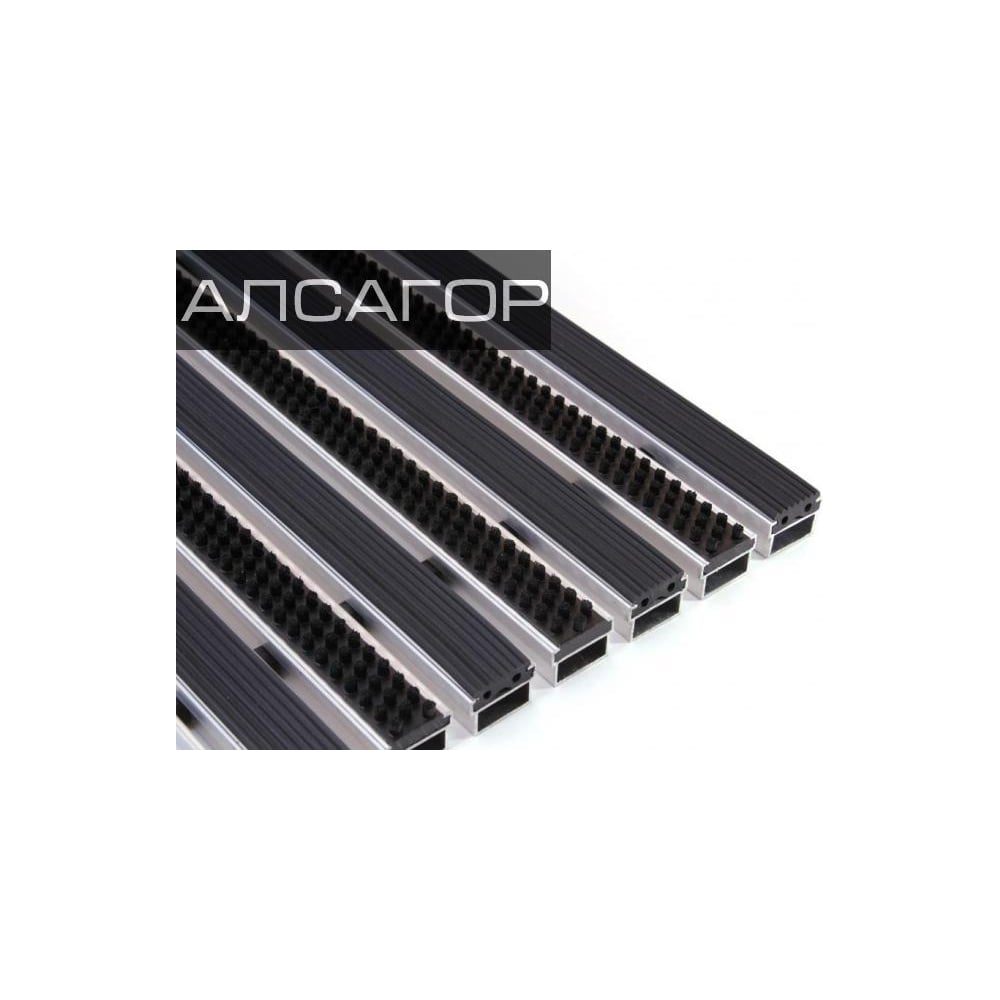 Изображение товара Грязезащитная придверная решетка Алсагор АЛСА щетка+резина 1500х1000 мм