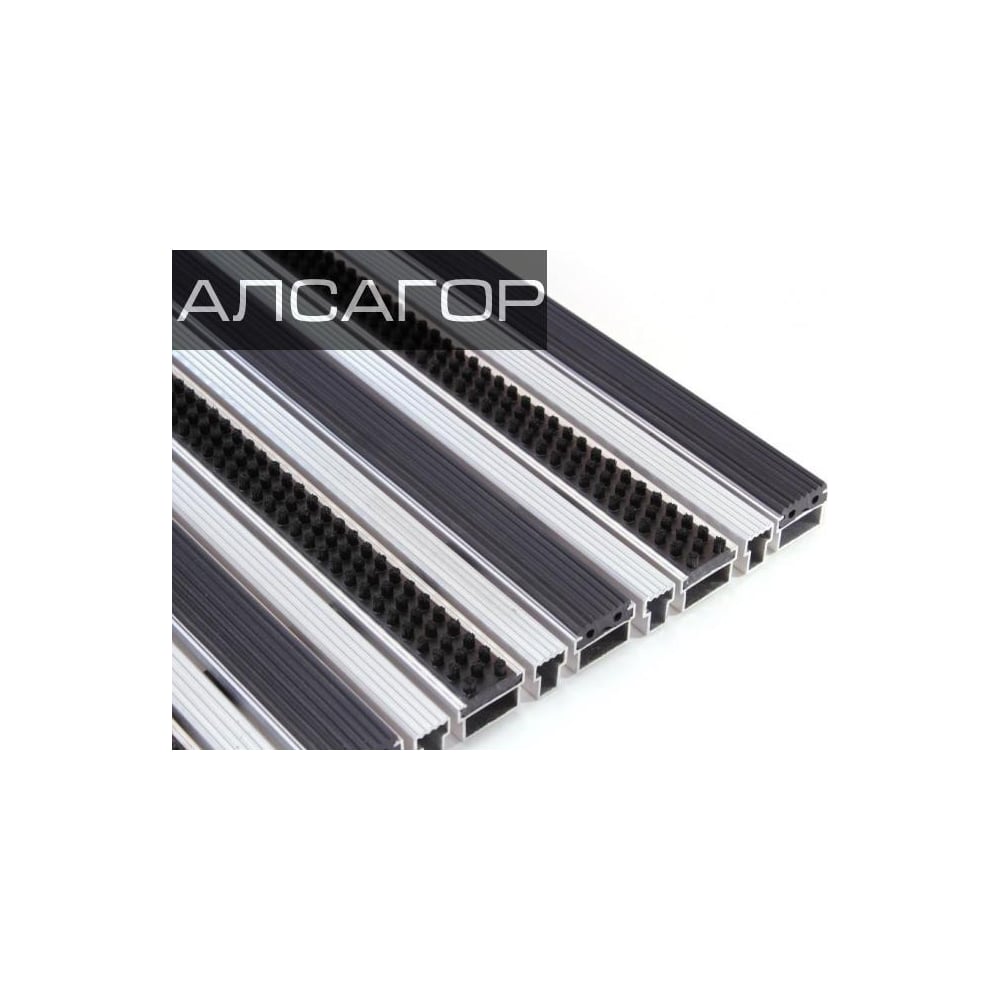 Изображение товара Грязезащитная придверная решетка Алсагор АЛСА 1500х1000 мм щетка резина скребок