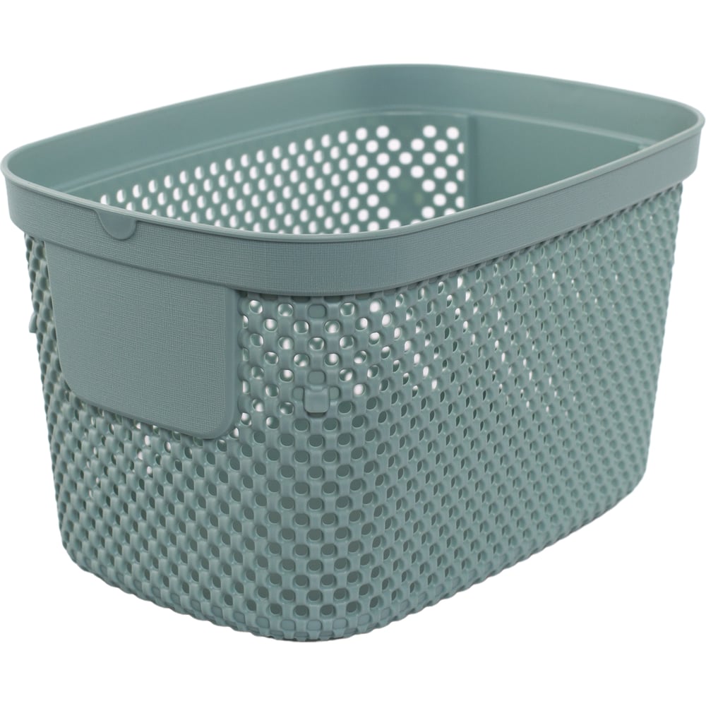 Изображение товара Корзинка для хранения HOBBY LIFE NICKEL 3л зеленая 15.5x22.3x13 см
