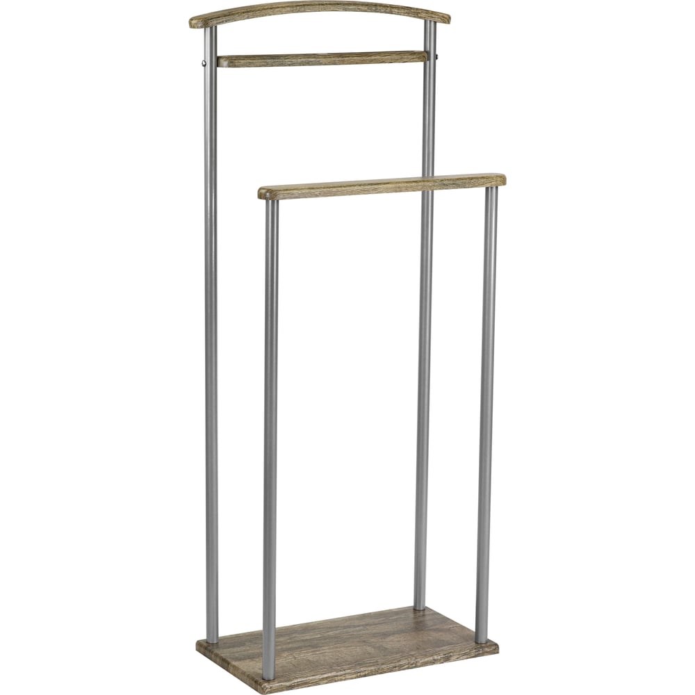 Изображение товара Костюмная вешалка Мебелик Верис 4 металлик и дуб крымский состаренный