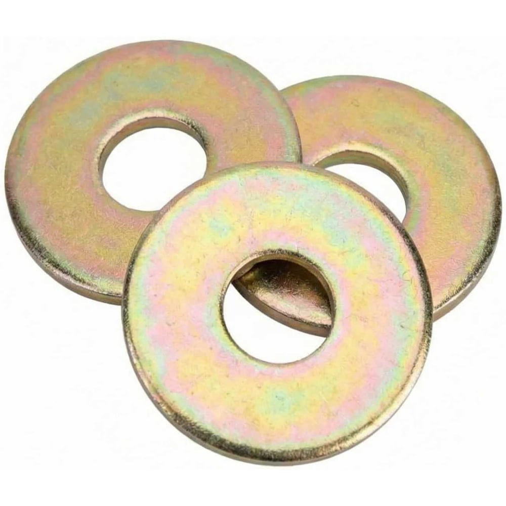 Изображение товара Шайба DIN 9021 D4 желтый цинк 500 шт легко крепится и защищает соединение