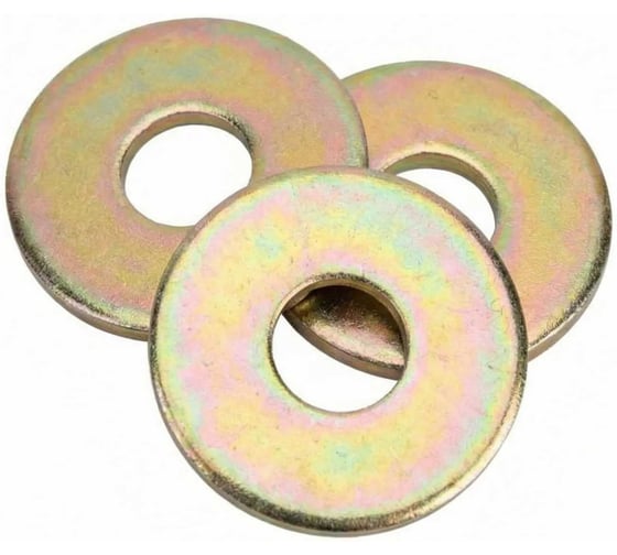 Изображение товара Шайба boltnn.ru DIN 9021 (ГОСТ6958) D4 увеличенная желтый цинк HV140 500 шт 4687207231176