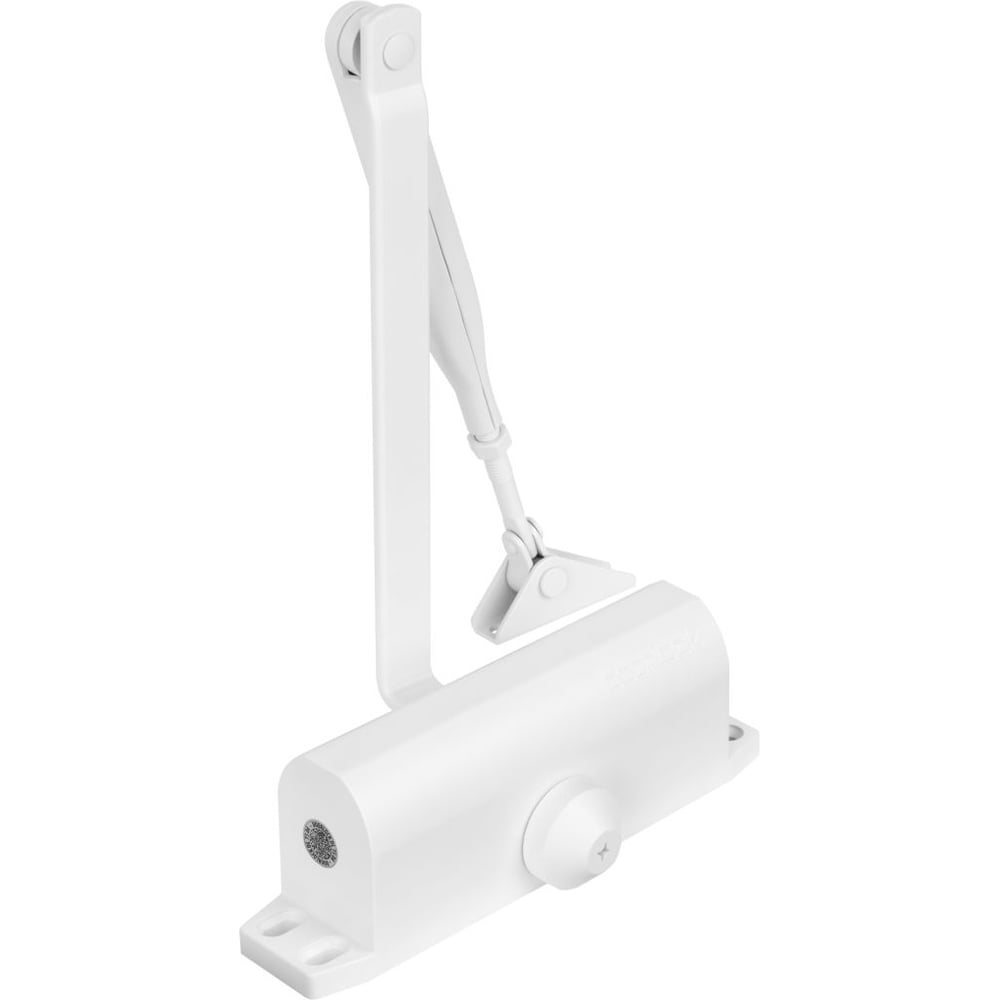 Изображение товара Доводчик дверной Doorlock DL75 DA EN4/5 белый с функцией задержки и морозостойкостью