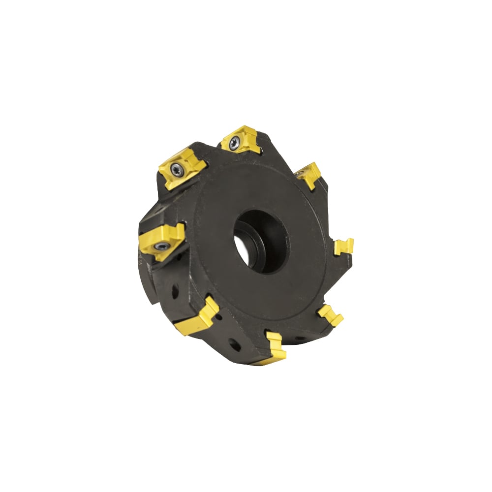 Изображение товара Фреза торцовая Русский Инструмент 100 мм с 8 пластинами и СОЖ