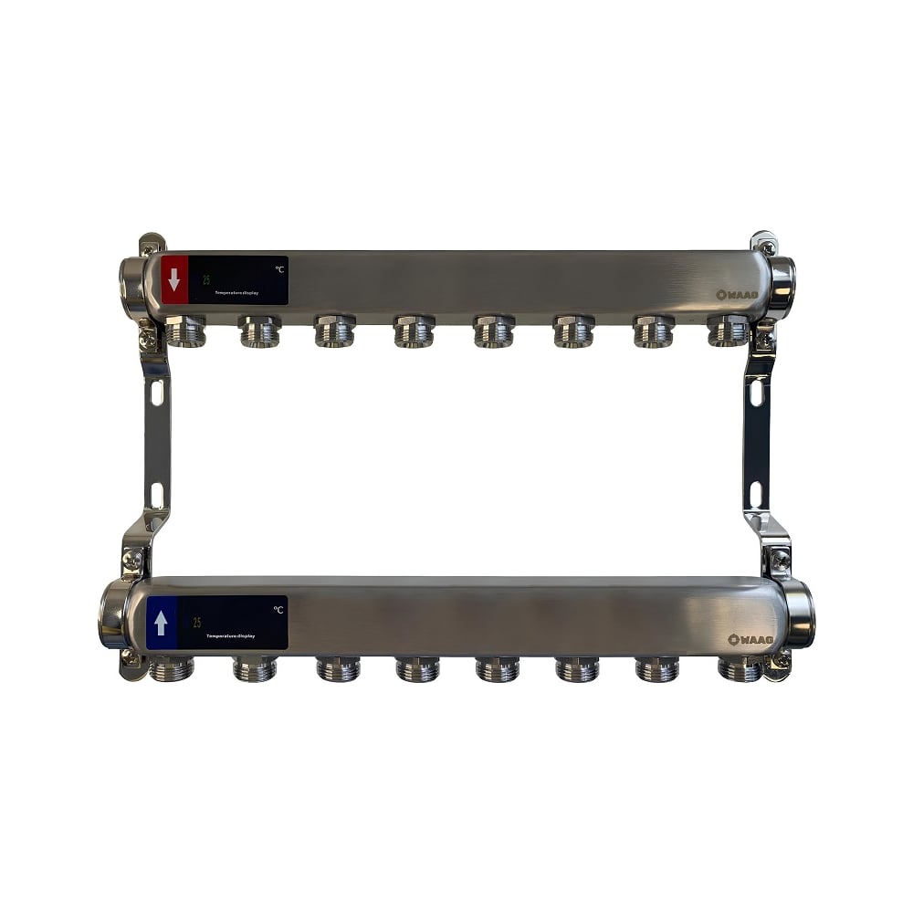 Изображение товара Коллектор WAAG 505 1х3/4, 8 выходов из нержавеющей стали