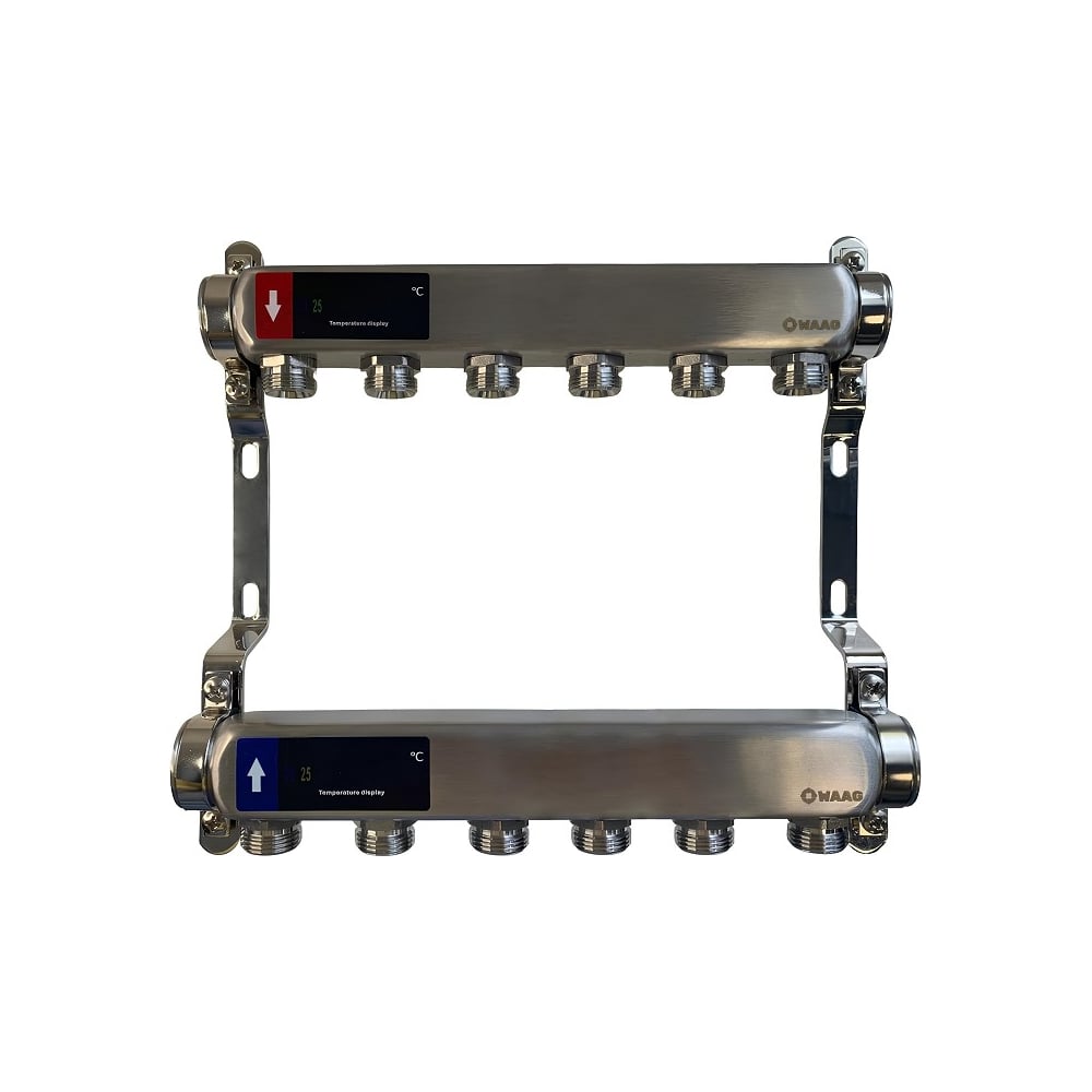 Изображение товара Коллектор WAAG 505 с 6 выходами из нержавеющей стали