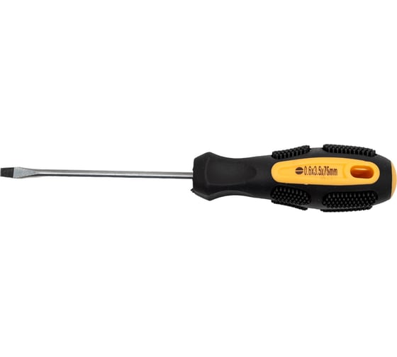 Изображение товара Шлицевая отвертка CNIC 150x0,6x3,5мм р.ч. 75мм с магн. наконечником KT 2118-4 30021