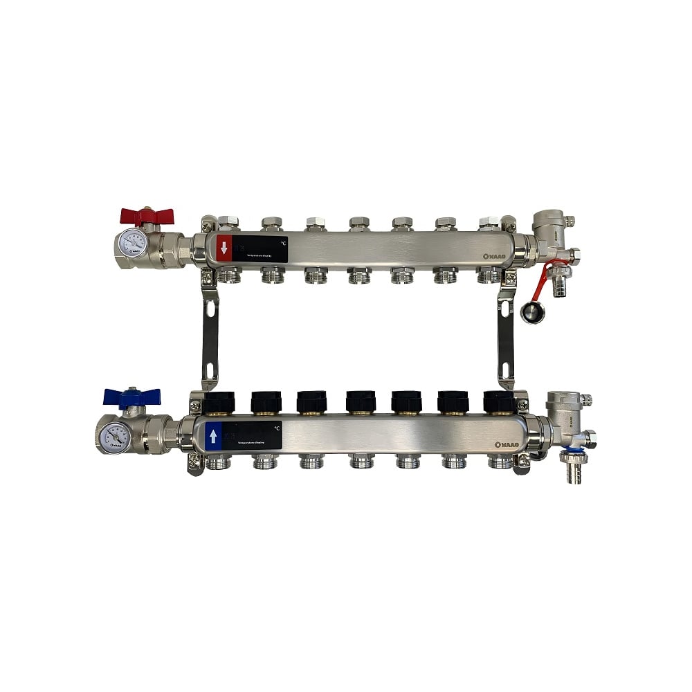 Изображение товара Коллектор WAAG 588.F 1х3/4, 7 выходов из нержавеющей стали