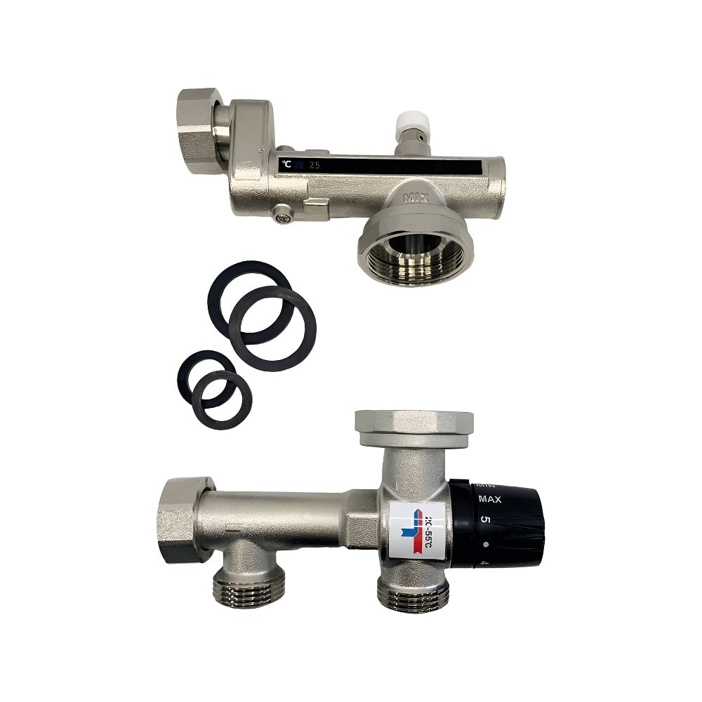 Изображение товара Узел смешения WaaG MIX с термосмесителем DN25 12,5 кВт WG.MIX.1.130