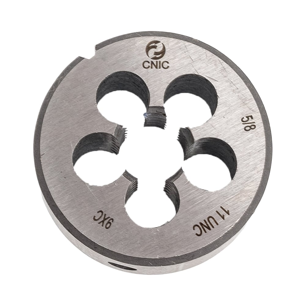 Изображение товара Плашка CNIC 5/8-11 UNC 60гр 9ХС 11 ниток/дюйм