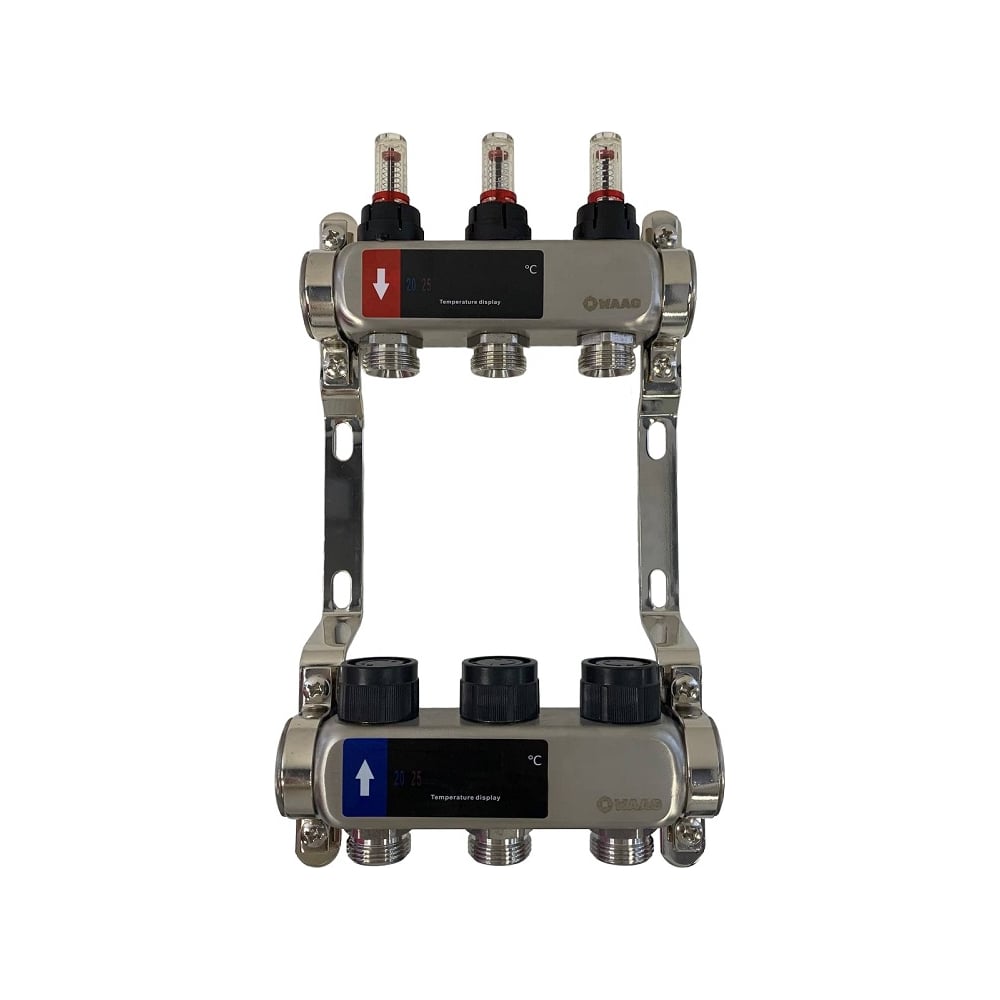 Изображение товара Коллектор WAAG 589 1х3/4 с клапанами и расходомерами