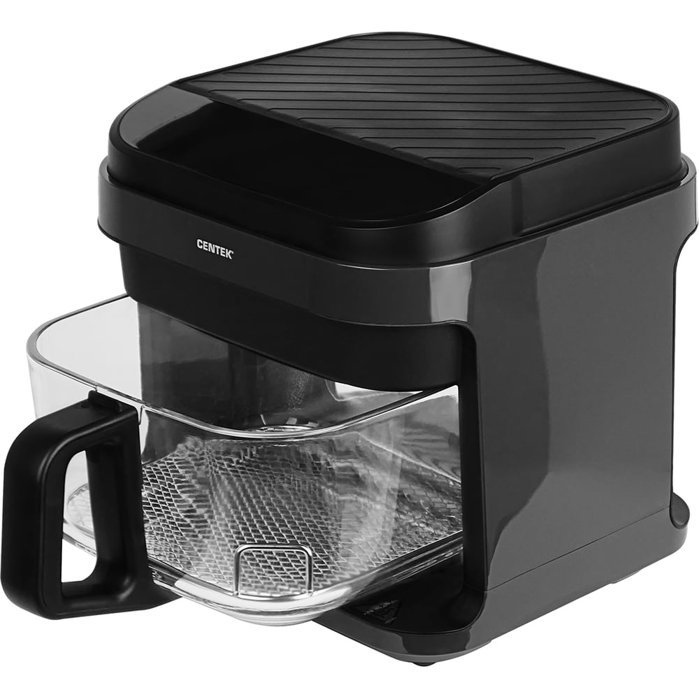 Изображение товара Аэрогриль Centek 5,5л 1350Вт сенсорное управление решетка карбон