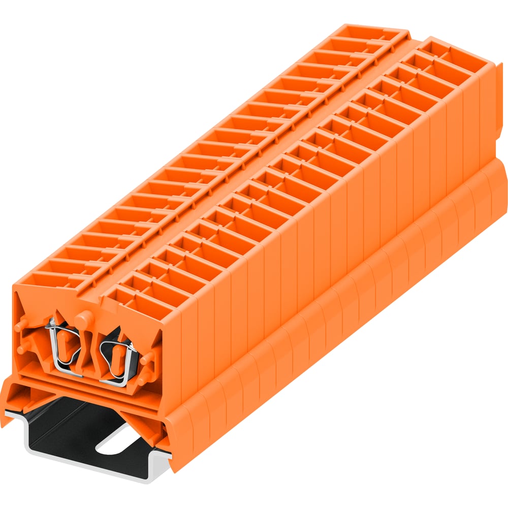 Изображение товара Клемма SUPU TB 1-1 на DIN-35 2-кл, оранжевая, 100 шт