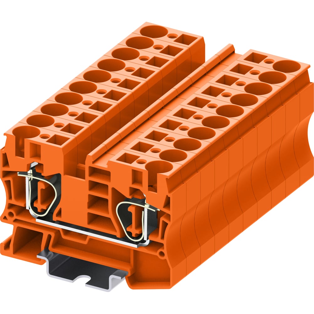 Изображение товара Клемма SUPU TC 1-1 пружинная оранжевая 50 шт для соединения проводов