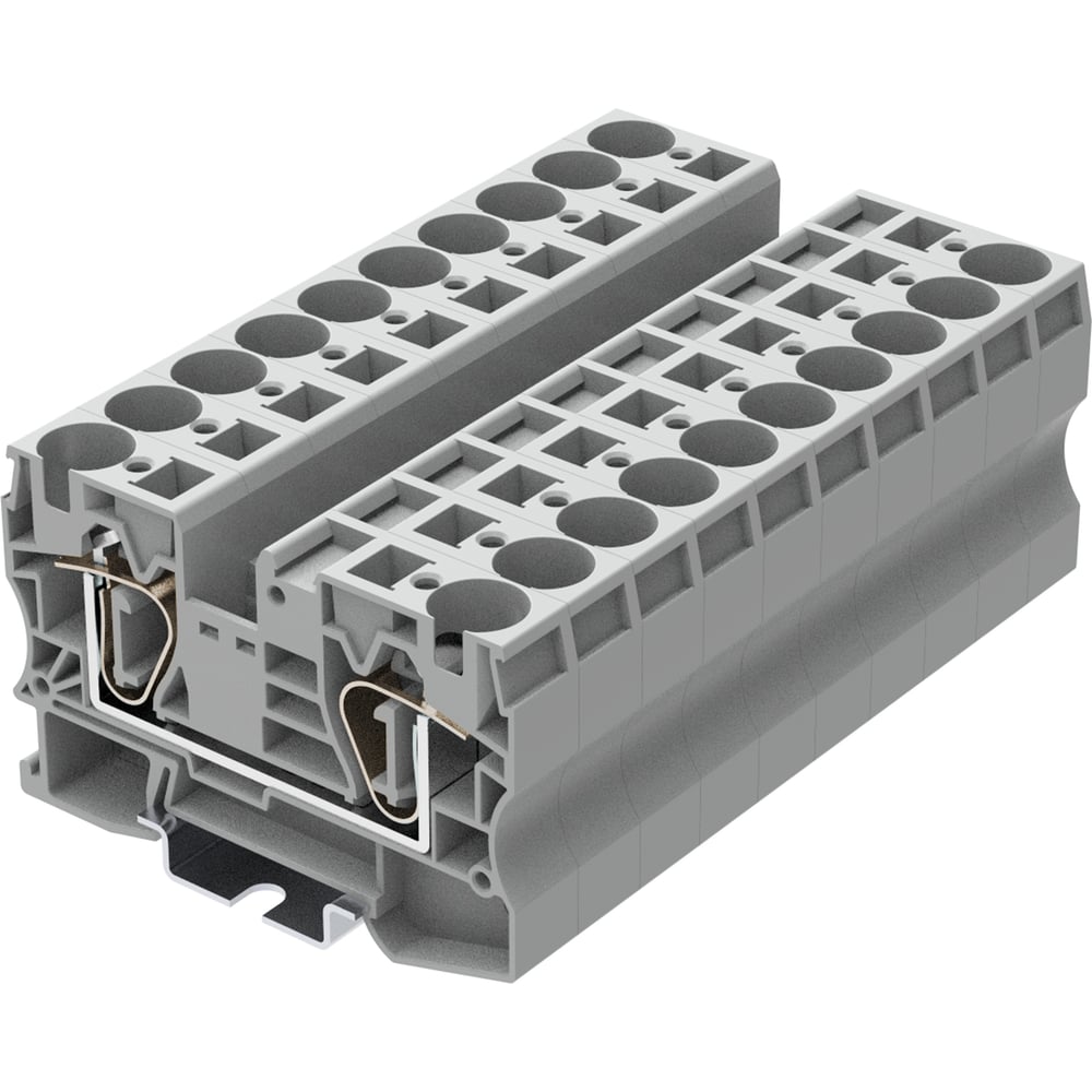 Изображение товара Клемма SUPU TC 1-1 пружинная для проводов до 16 мм кв, 25 шт