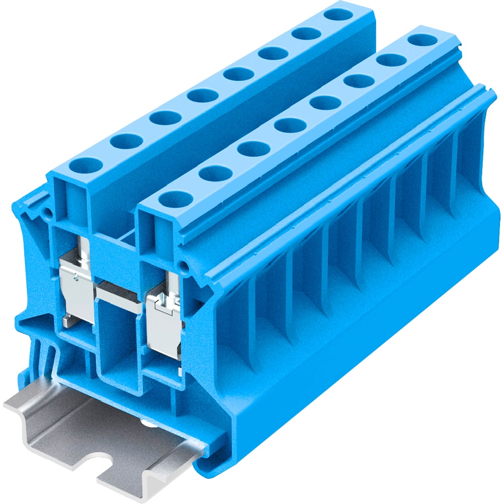 Изображение товара Клемма винтовая SUPU TU 1-1 синяя 10 мм кв 50 шт