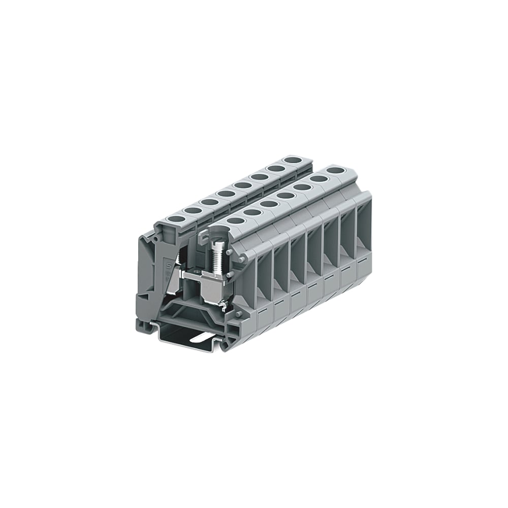 Изображение товара Клемма винтовая SUPU SUK 1-1 с сечением 16 мм2, серый, 50 шт