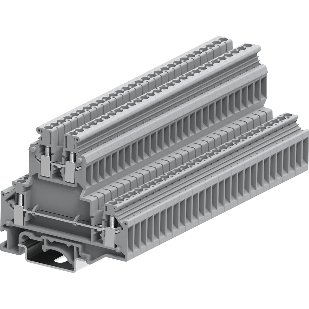 Изображение товара Клемма SUPU UKD 2-2 винтовая двухуровневая для проводов до 2,5 мм²