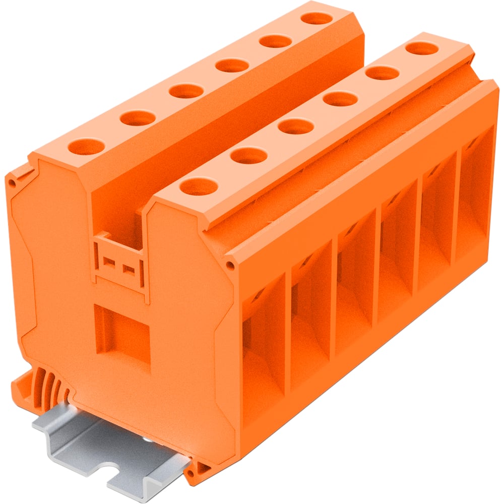 Изображение товара Клемма винтовая SUPU TU 1-1 оранжевая 35 мм² 25 шт для DIN-рейки