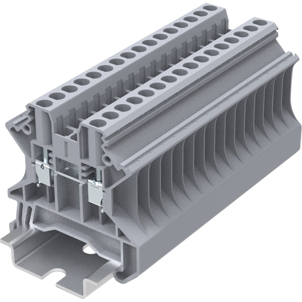 Изображение товара Клемма SUPU TU 1-1 винтовая 2,5 мм² серая 100 шт