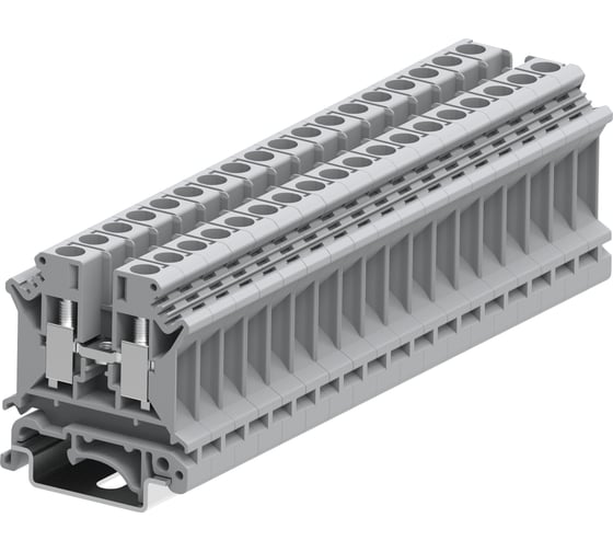 Изображение товара Клемма SUPU SUK 1-1 винтовая, сечение 6 мм. кв., серая 50 шт 306991