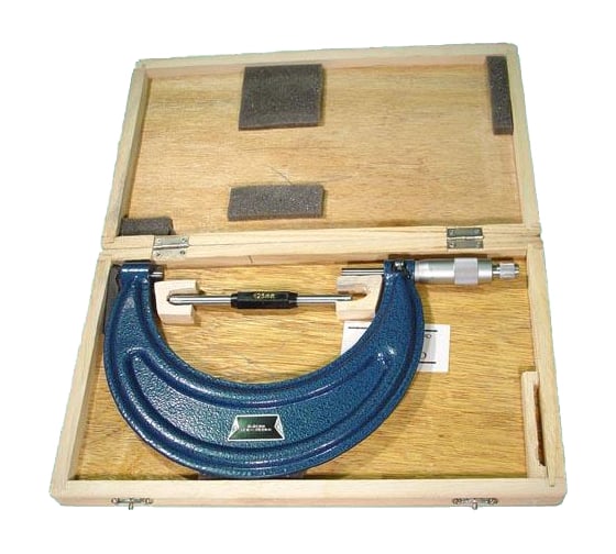 Изображение товара Микрометр CNIC гладкий МК-150 125-150 мм 0,01 кл.т.1 тв.сплав Шан 400-130 23458