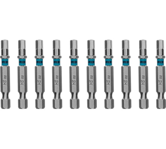 Изображение товара Бита GROSS HEX5х50 мм сталь S2 шестигр. 10 шт 114064