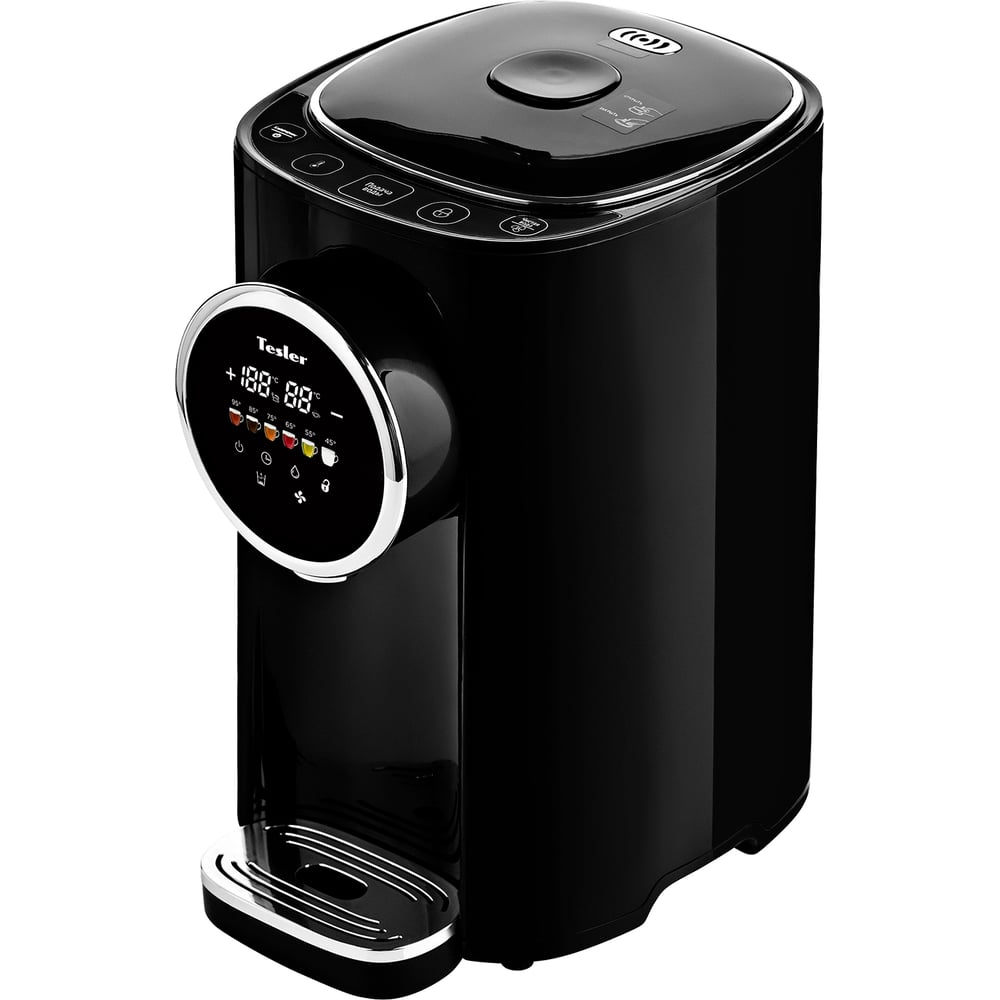 Изображение товара Термопот TESLER TP-5050 BLACK для кухни с дисплеем