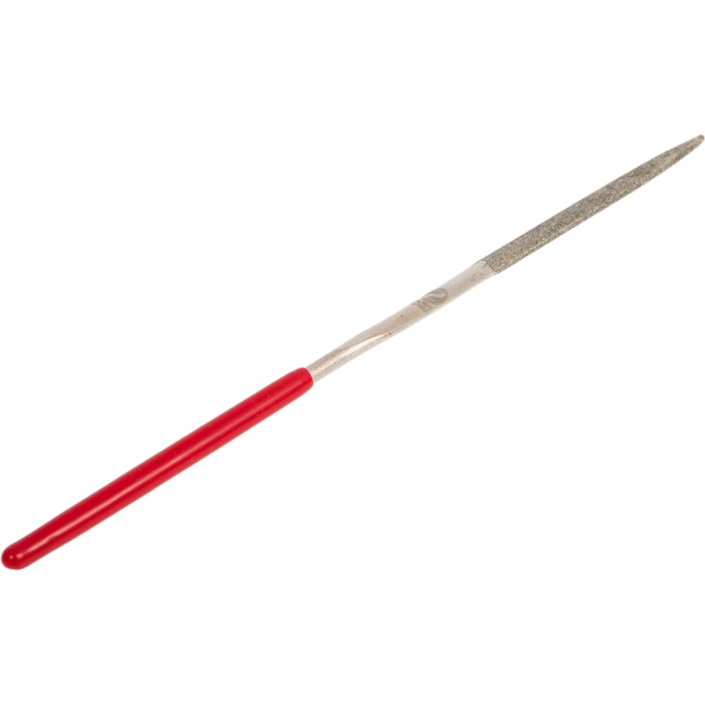 Изображение товара Алмазный надфиль CNIC полукруглый L140x3 с обрезиненной ручкой